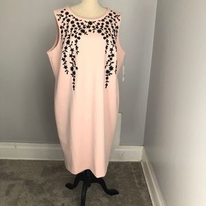 NWT Calvin Klein Beaded Sheath Dress